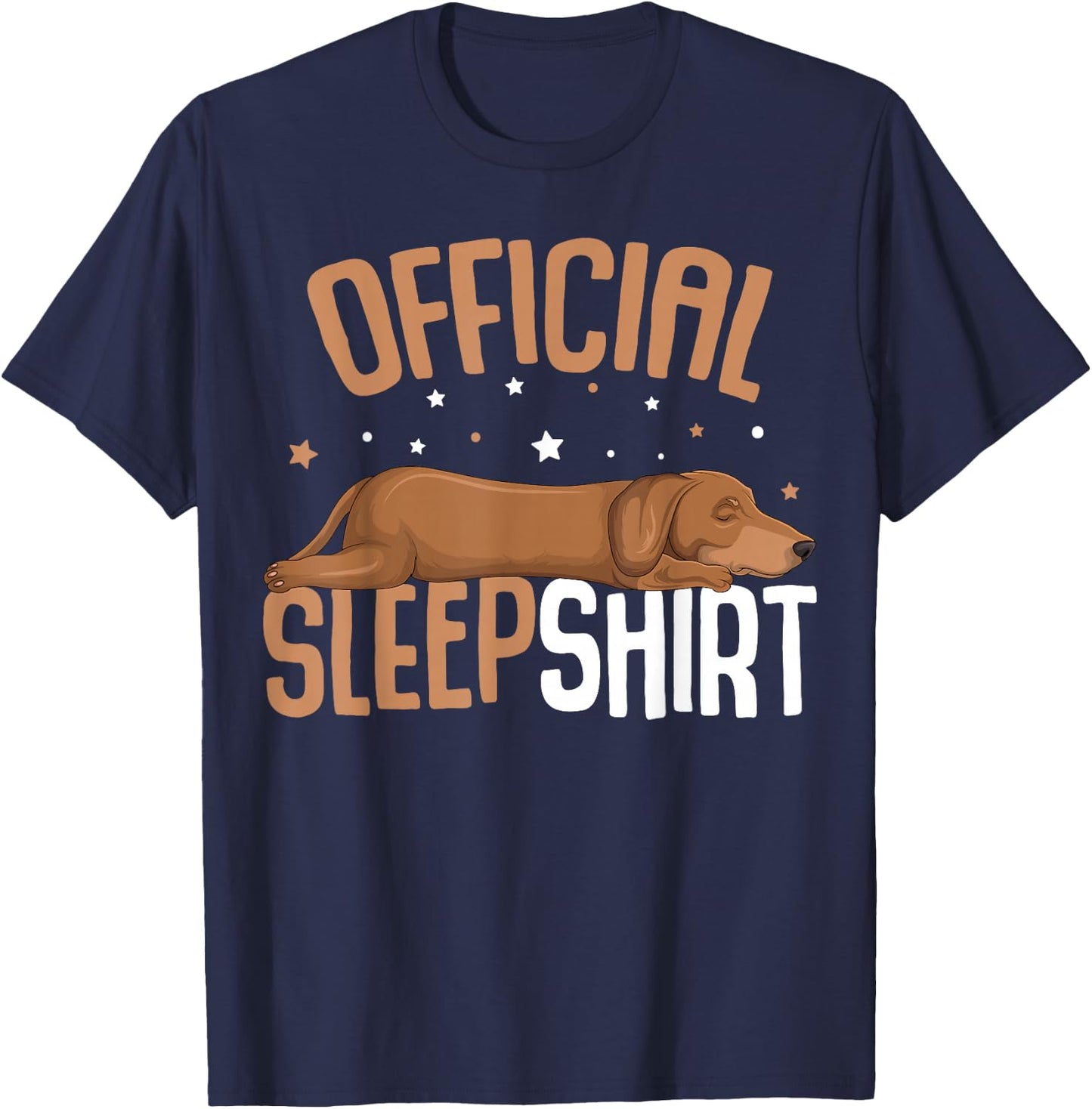 Dachshund Weiner Dog Official Sleepshirt Women Girls Kids T-Shirt - T-Shirt | Navy