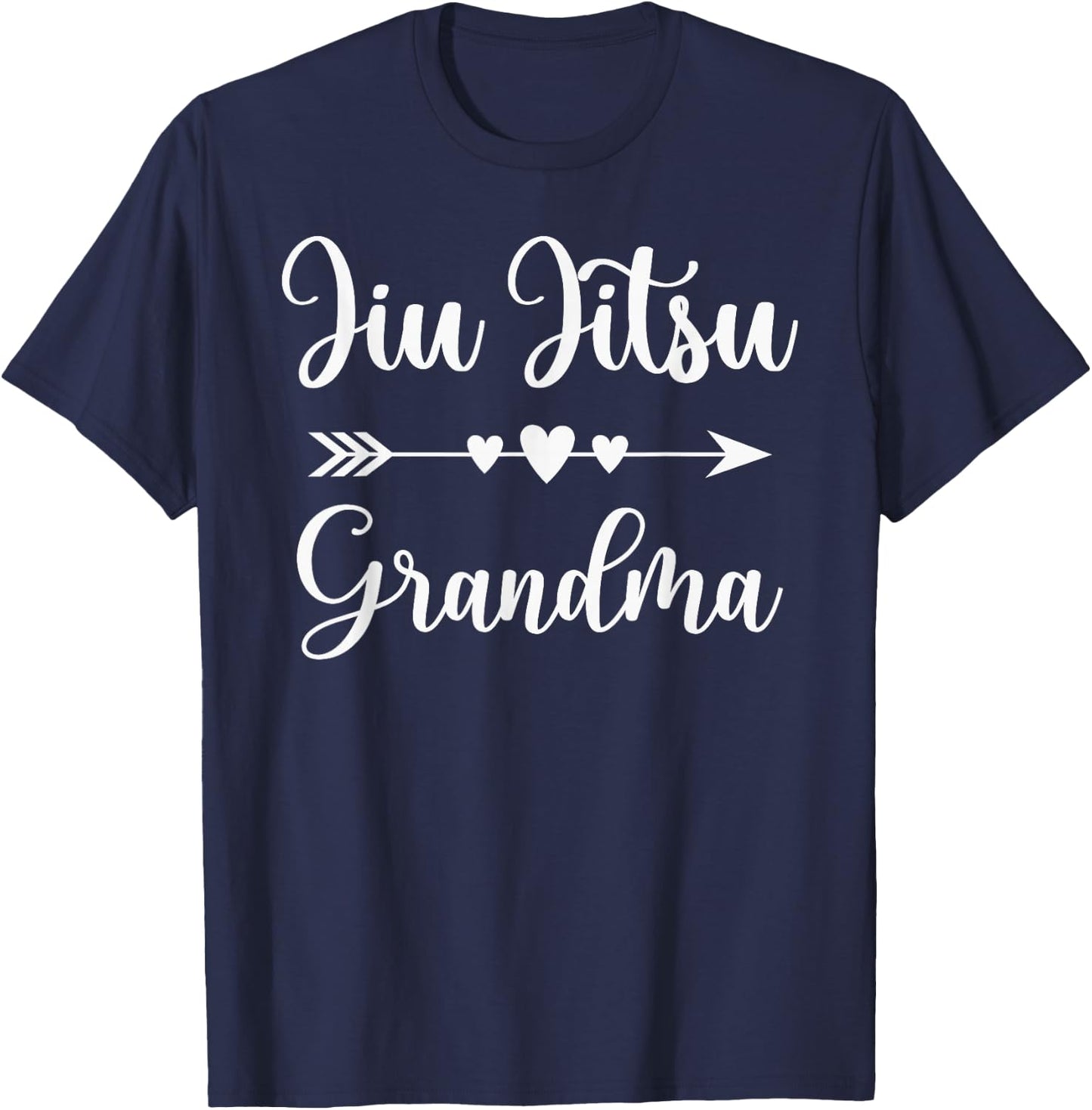 Jiu Jitsu Grandma Jiu Jitsu Lover Gift Jiu Jitsu Grandmother T-Shirt - T-Shirt | Navy