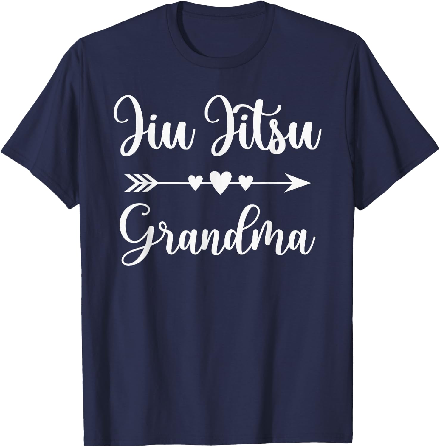 Jiu Jitsu Grandma Jiu Jitsu Lover Gift Jiu Jitsu Grandmother T-Shirt - T-Shirt | Navy