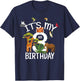 It's My 3rd Birthday Boy Zoo Theme 3 Years Old Animal Party T-Shirt - T-Shirt | Navy