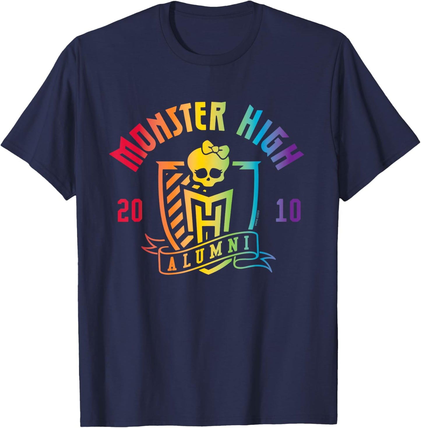Monster High - Alumni Pride Crest T-Shirt - T-Shirt | Navy