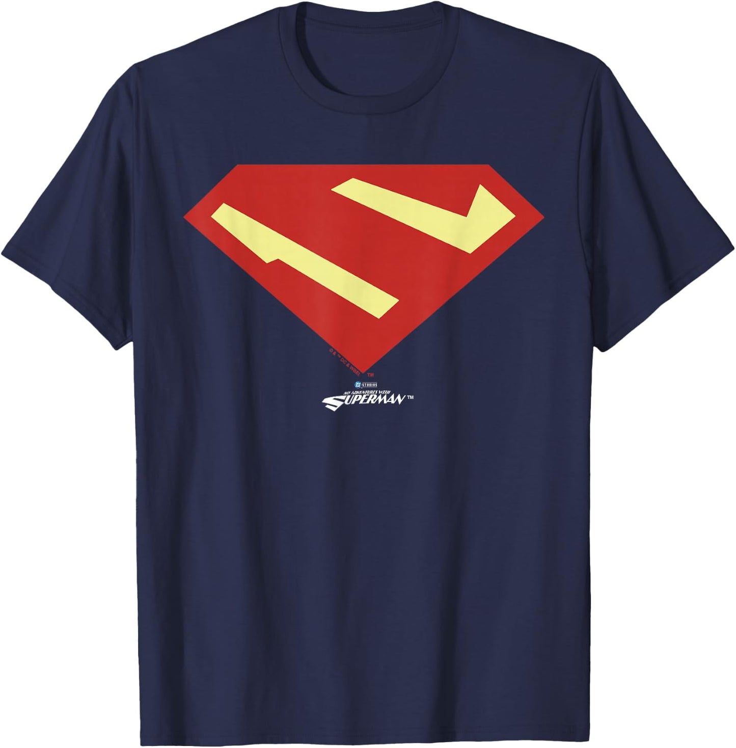 My Adventures with Superman Shield T-Shirt - T-Shirt | Navy