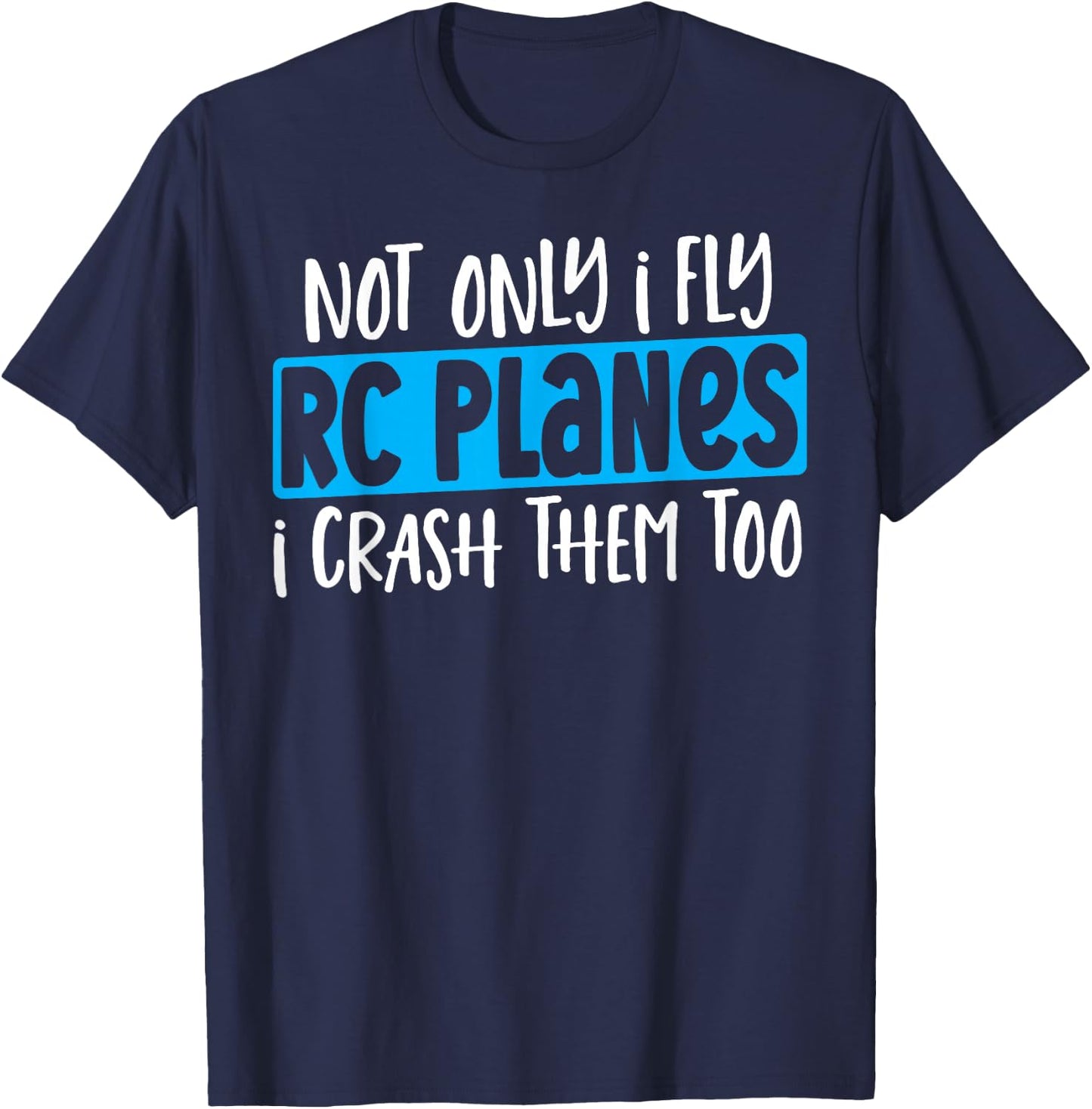 RC Airplane Model Airplane Aviation RC Plane T-Shirt - T-Shirt | Navy