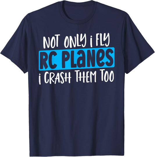 RC Airplane Model Airplane Aviation RC Plane T-Shirt - T-Shirt | Navy