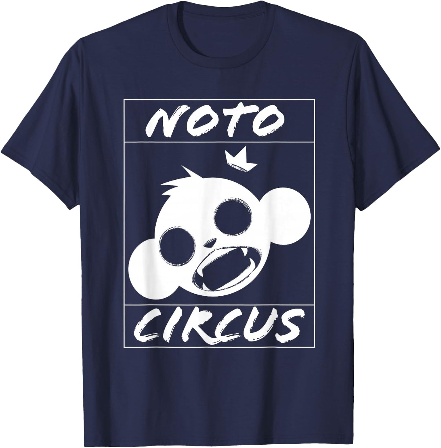 Noto Circus, Monkey King Logo T-Shirt - T-Shirt | Navy