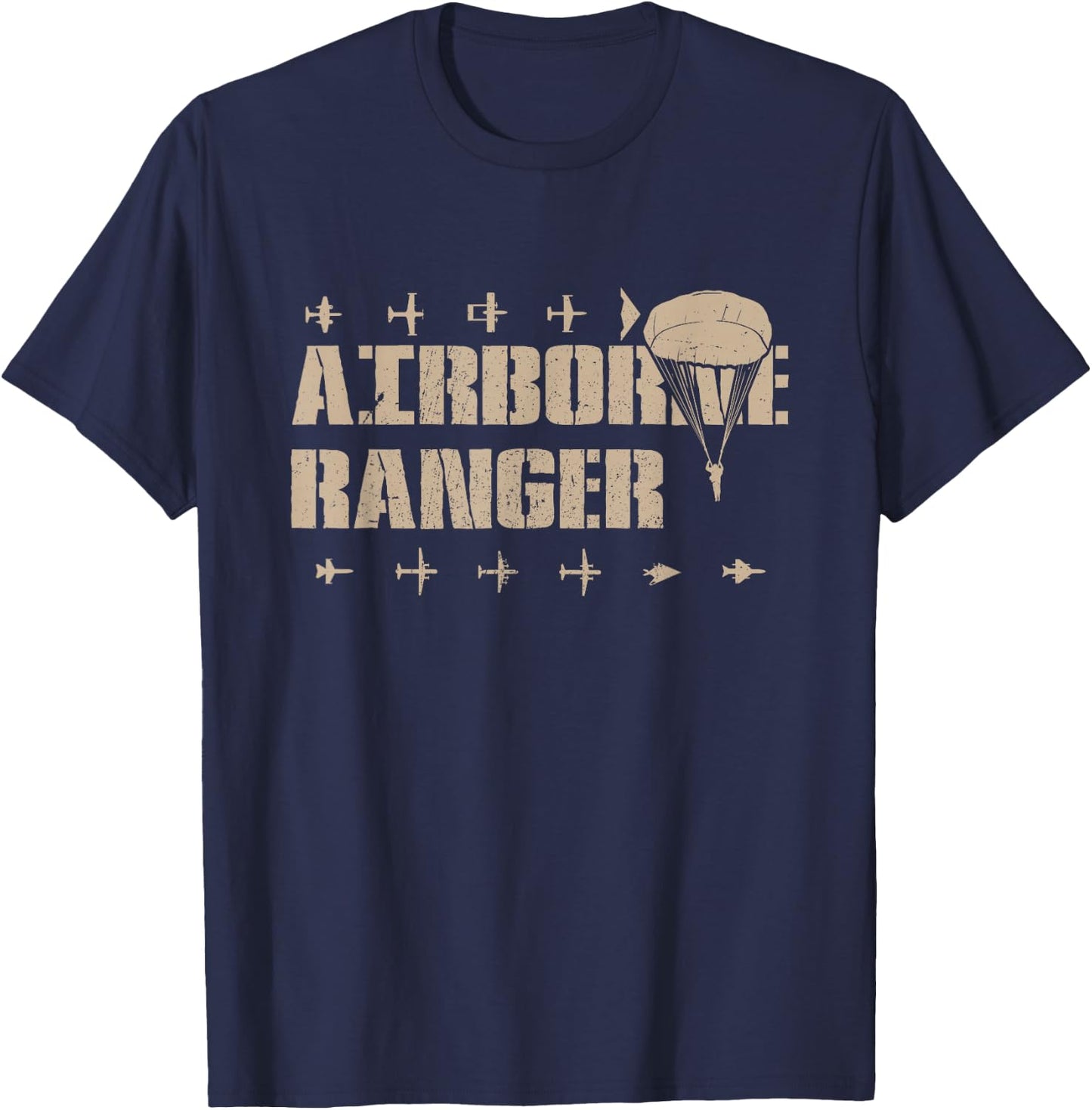 Airborne Ranger Paratrooper Army T-Shirt - T-Shirt | Navy