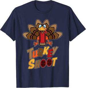 Turkey Shoot Turkey target practice Turkey shoot T-Shirt - T-Shirt | Navy