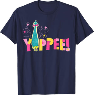 DreamWorks' Trolls Yippee! Smidge T-Shirt - T-Shirt | Navy
