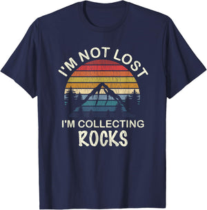 Rock Collecting Shirt - Geologist Gifts - Rock Collector T-Shirt - T-Shirt | Navy