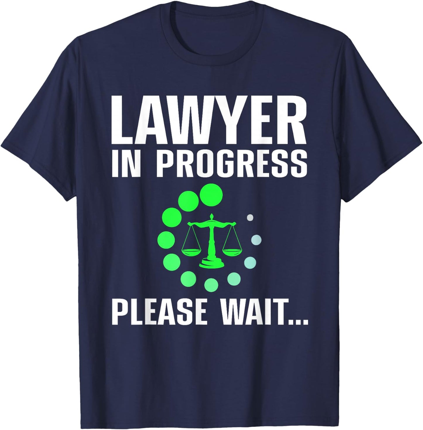 Funny Law Student Art Men Women Lawyer Law School Bar Exam T-Shirt - T-Shirt | Navy