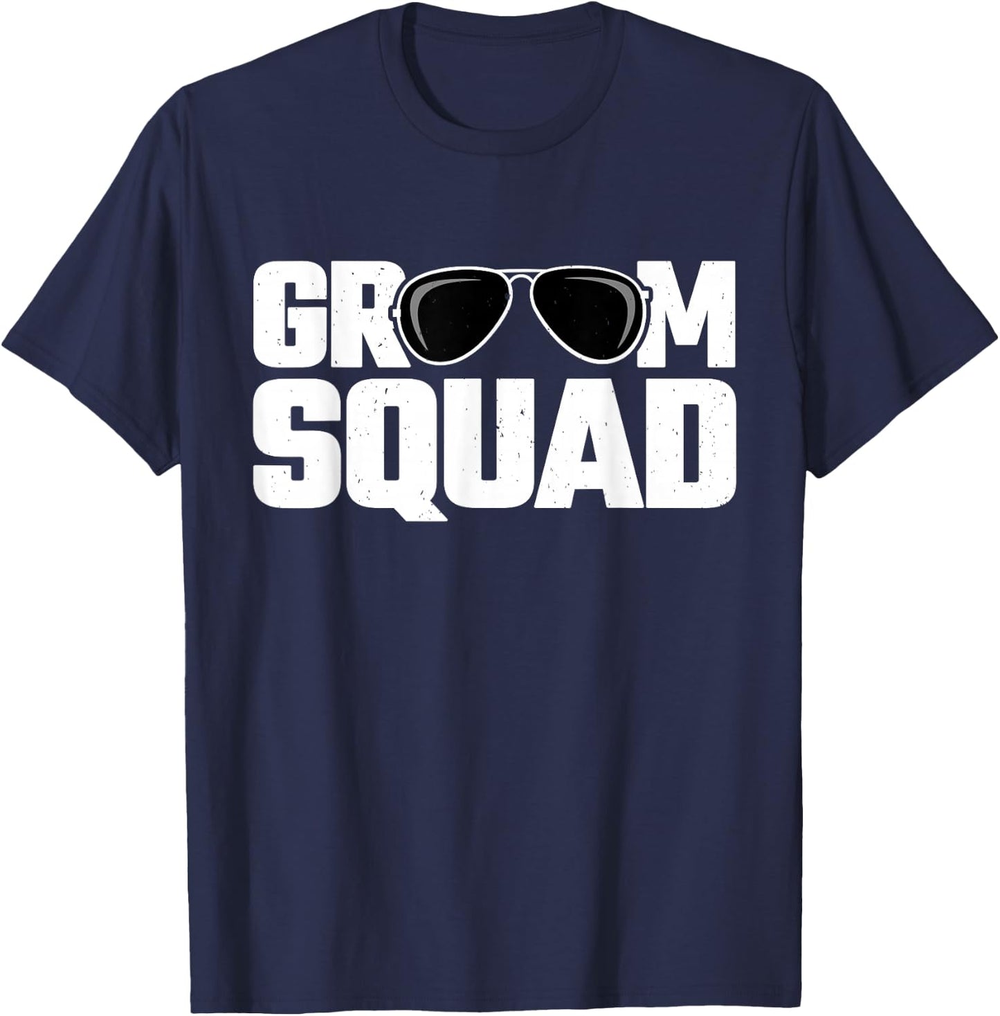 Matching Groomsman Group - Bachelor Party Gift - Groom Squad T-Shirt - T-Shirt | Navy