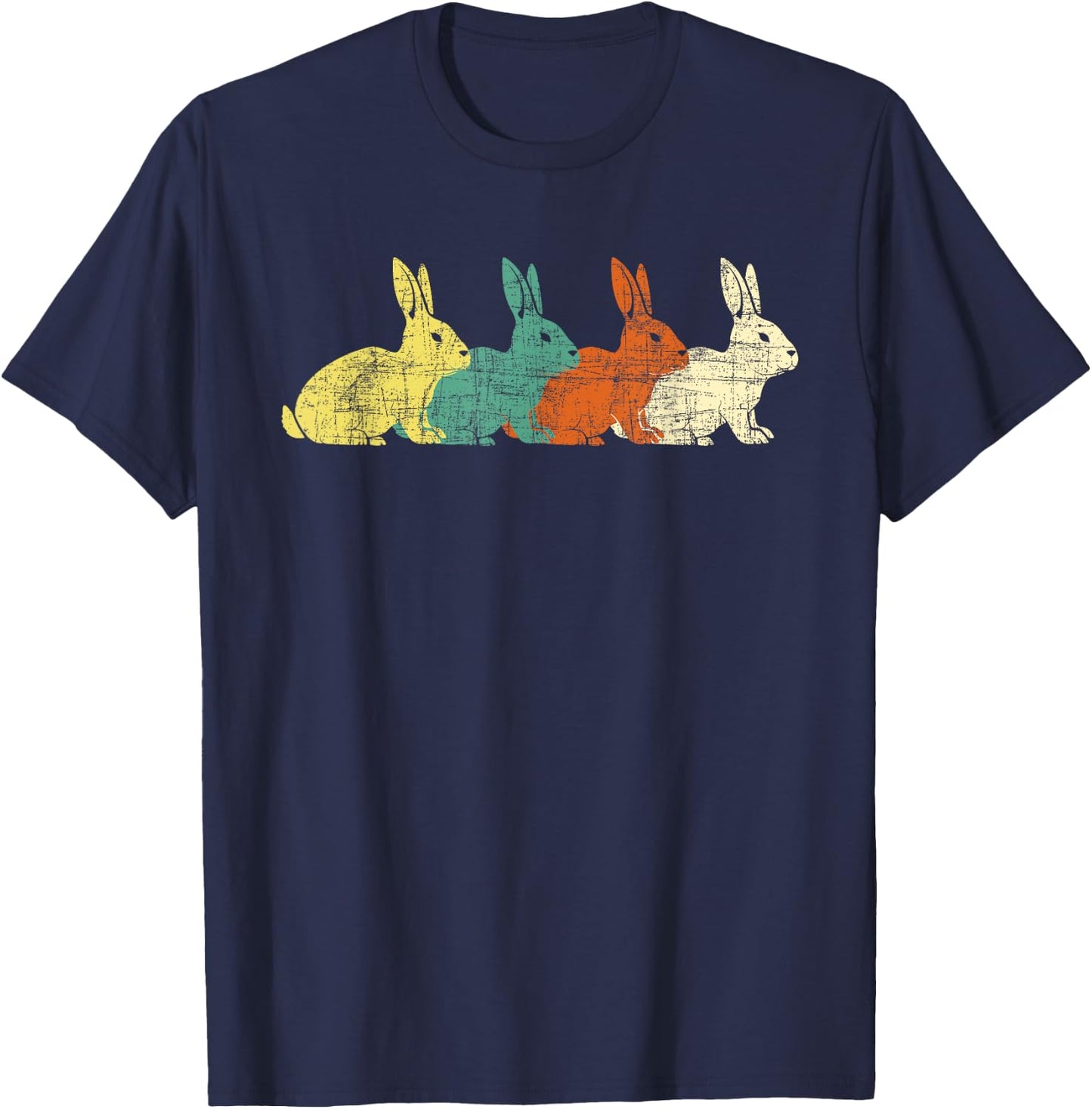 Funny Rabbit Shirts Retro Rabbit - Zookeeper Bunny Owner Veterinarian T-Shirt - T-Shirt | Navy