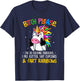 Bith Please Im So Fuking Fabulous I Pee Glitter Fun Unicorn T-Shirt - T-Shirt | Navy