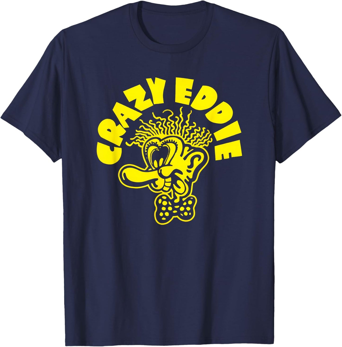 Crazy Eddie's Electronics Department Store Retro Vintage T-Shirt - T-Shirt | Navy