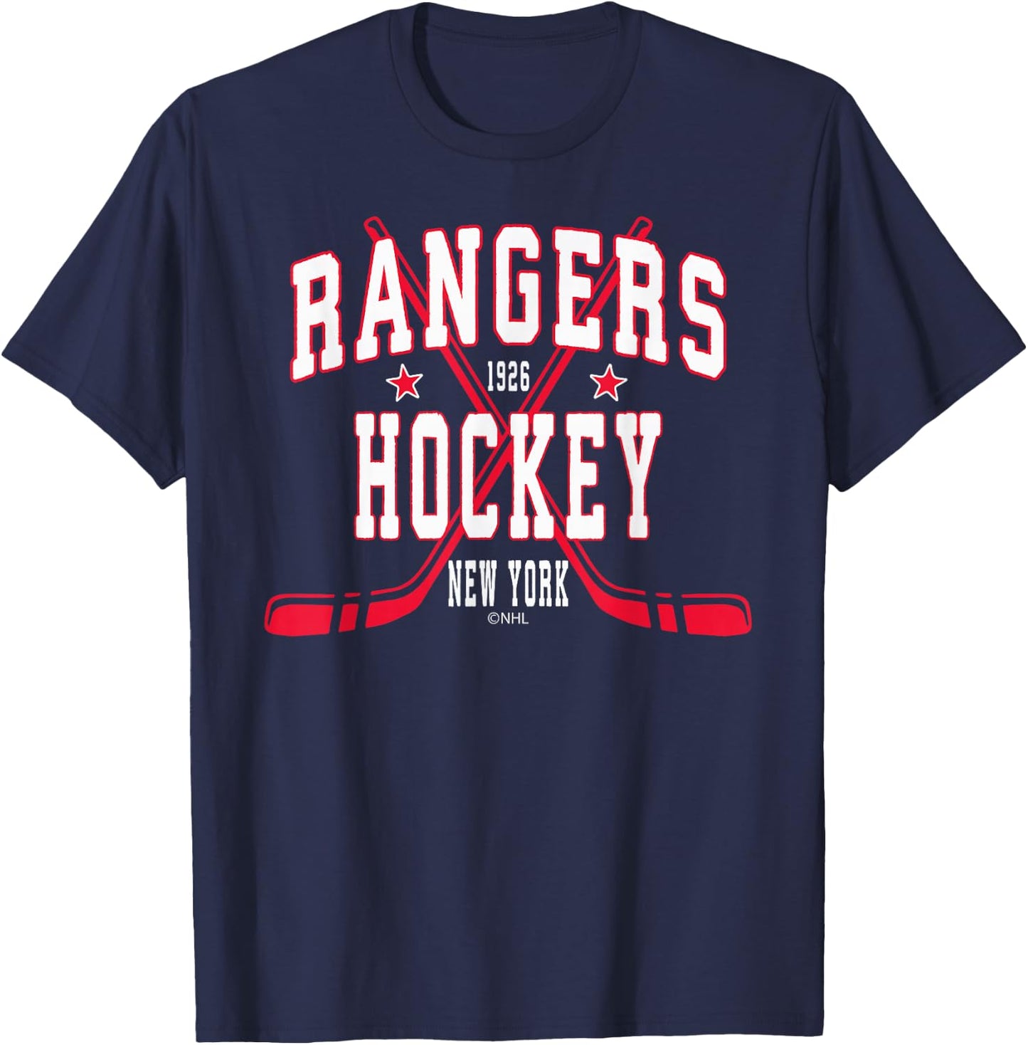 New York Rangers Stars Officially Licensed T-Shirt - T-Shirt | Navy