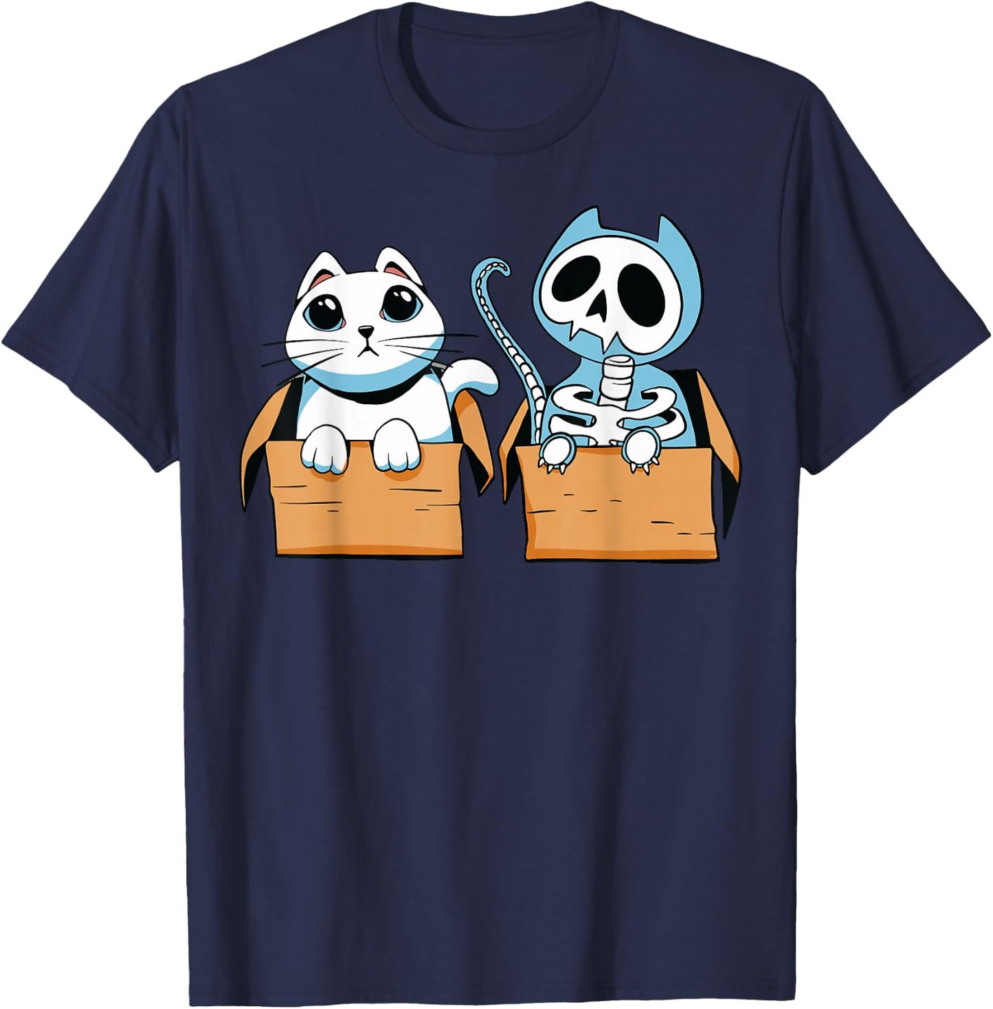 Schrödinger's Cat T-Shirt - T-Shirt | Navy