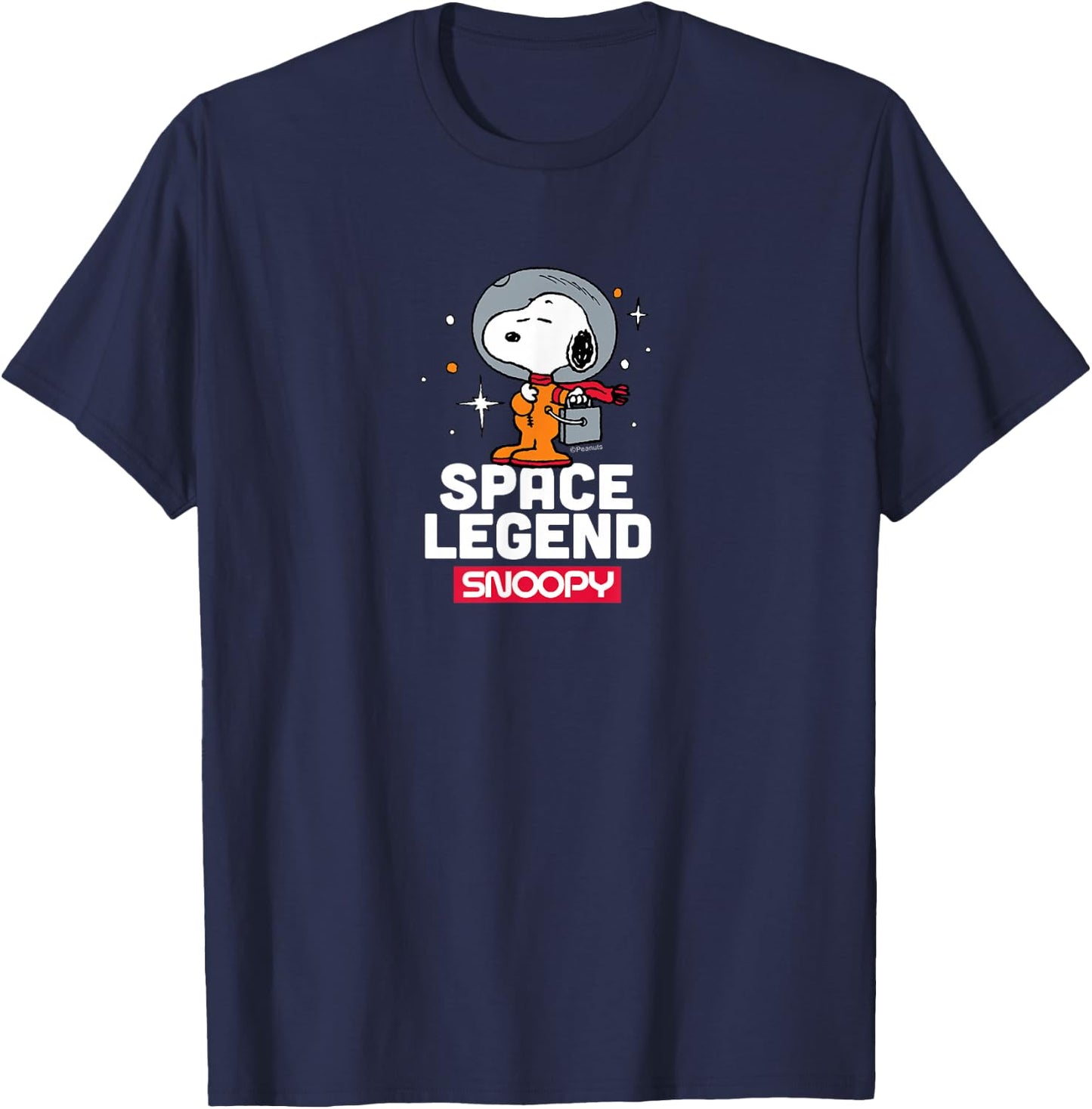 Peanuts - Snoopy Space Legend Astronaut Beagle T-Shirt - T-Shirt | Navy