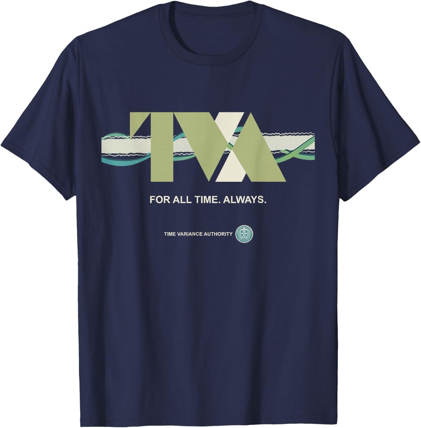 Marvel Loki Time Variance Authority TVA Timeline T-Shirt - T-Shirt | Navy