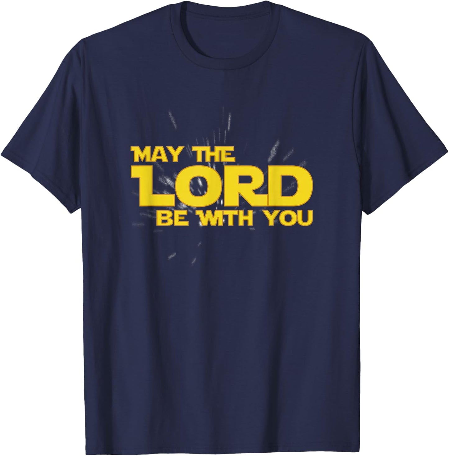 May the Lord Be With You - Pastor Gift - Christian Faith T-Shirt - T-Shirt | Navy