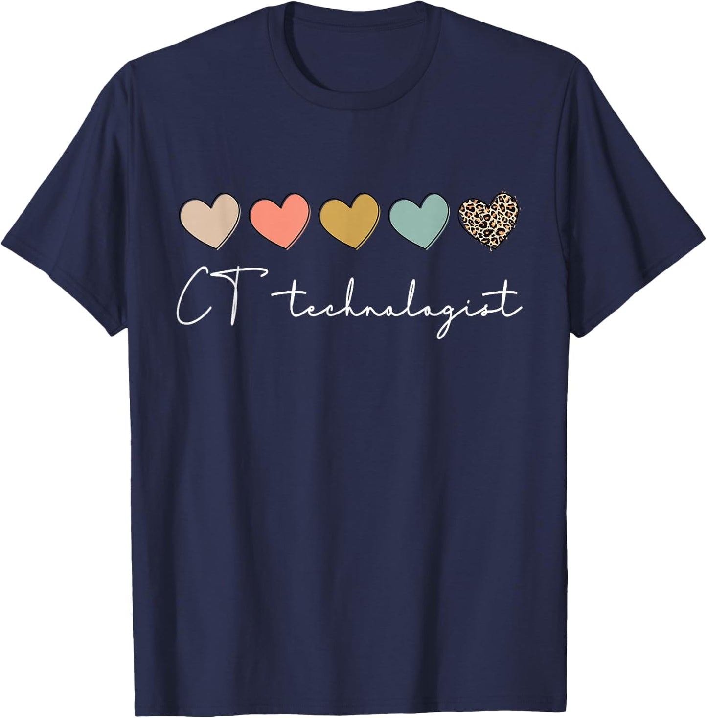 CT Tech Computed Tomography Technologist T-Shirt - T-Shirt | Navy