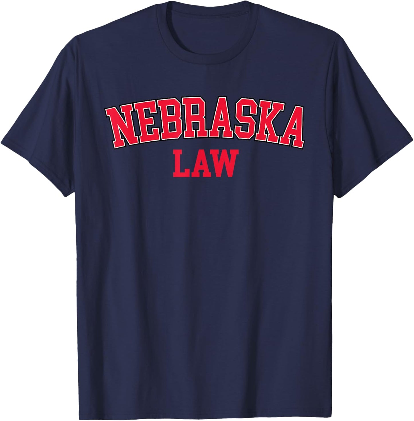 Nebraska Law, Nebraska Bar Graduate Gift Lawyer College T-Shirt - T-Shirt | Navy