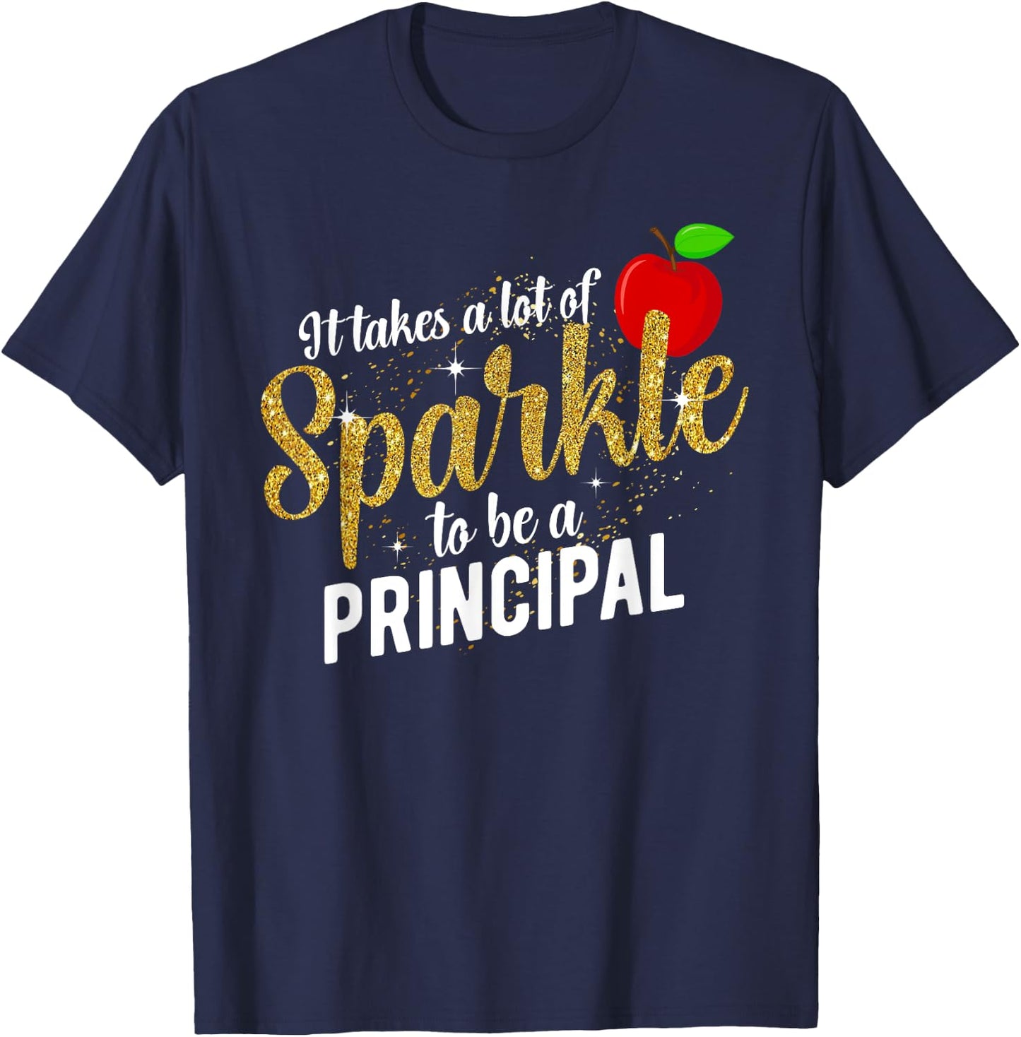 to Be A School Principal Appreciation Principal T-Shirt - T-Shirt | Navy