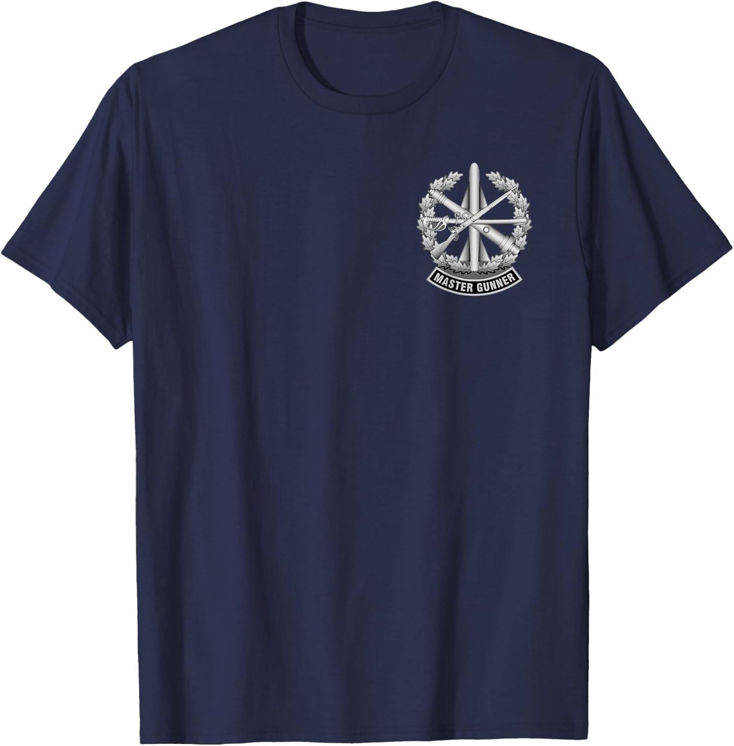Master Gunner Identification Badge (MGIB) - US Army T-Shirt - T-Shirt | Navy