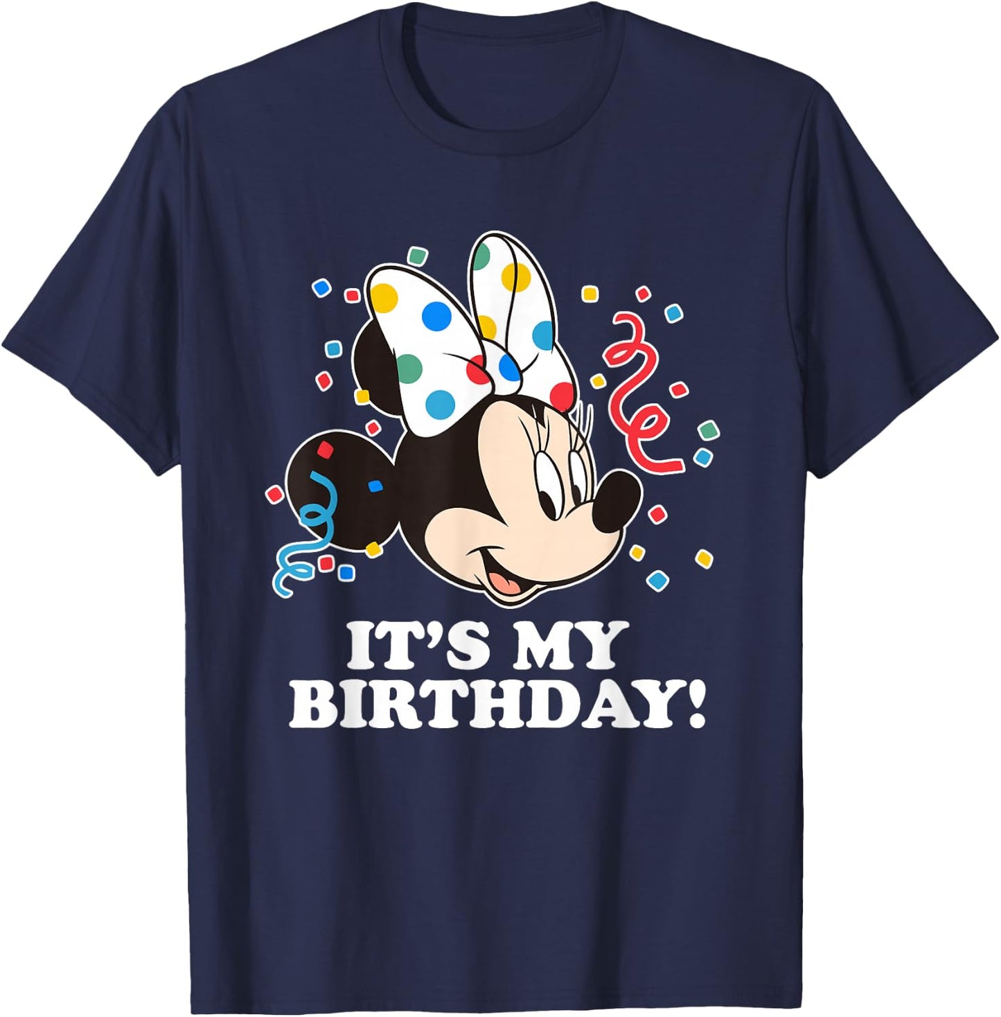 Disney Minnie Mouse It's My Birthday Small T-Shirt - T-Shirt | Navy