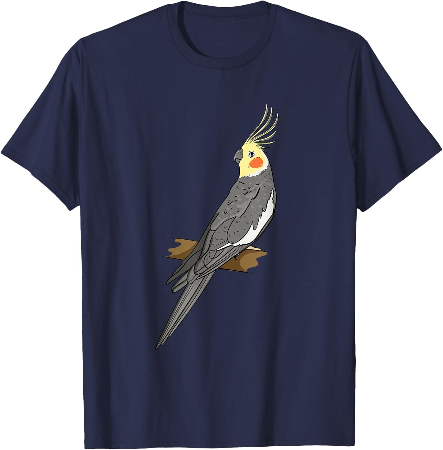 Cockatiel Lover Gift Cockatiel Parrot Bird Owner Gifts T-Shirt - T-Shirt | Navy