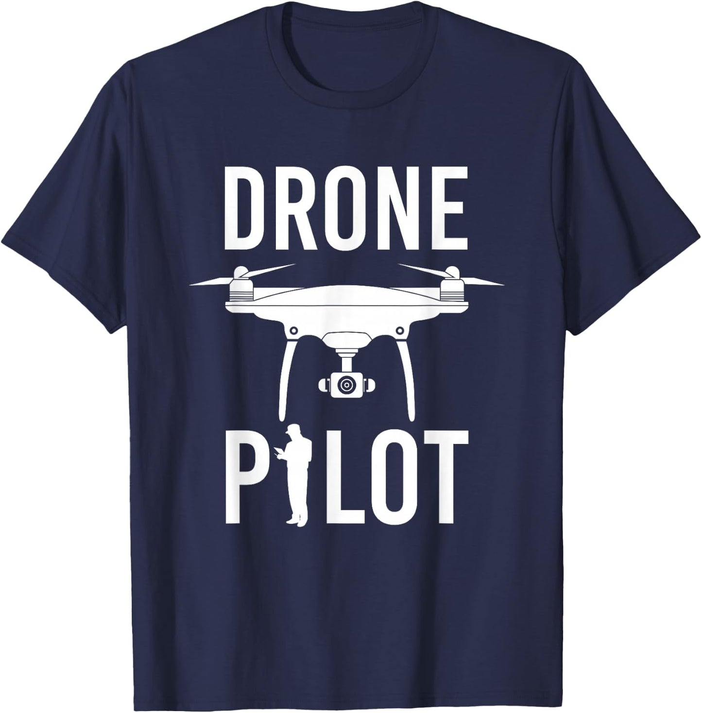 Drone Flyer - Drone Video Grapher - Quadcopter Drone Pilot T-Shirt - T-Shirt | Navy