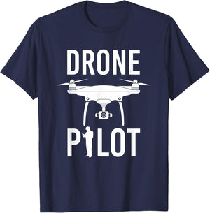 Drone Flyer - Drone Video Grapher - Quadcopter Drone Pilot T-Shirt - T-Shirt | Navy