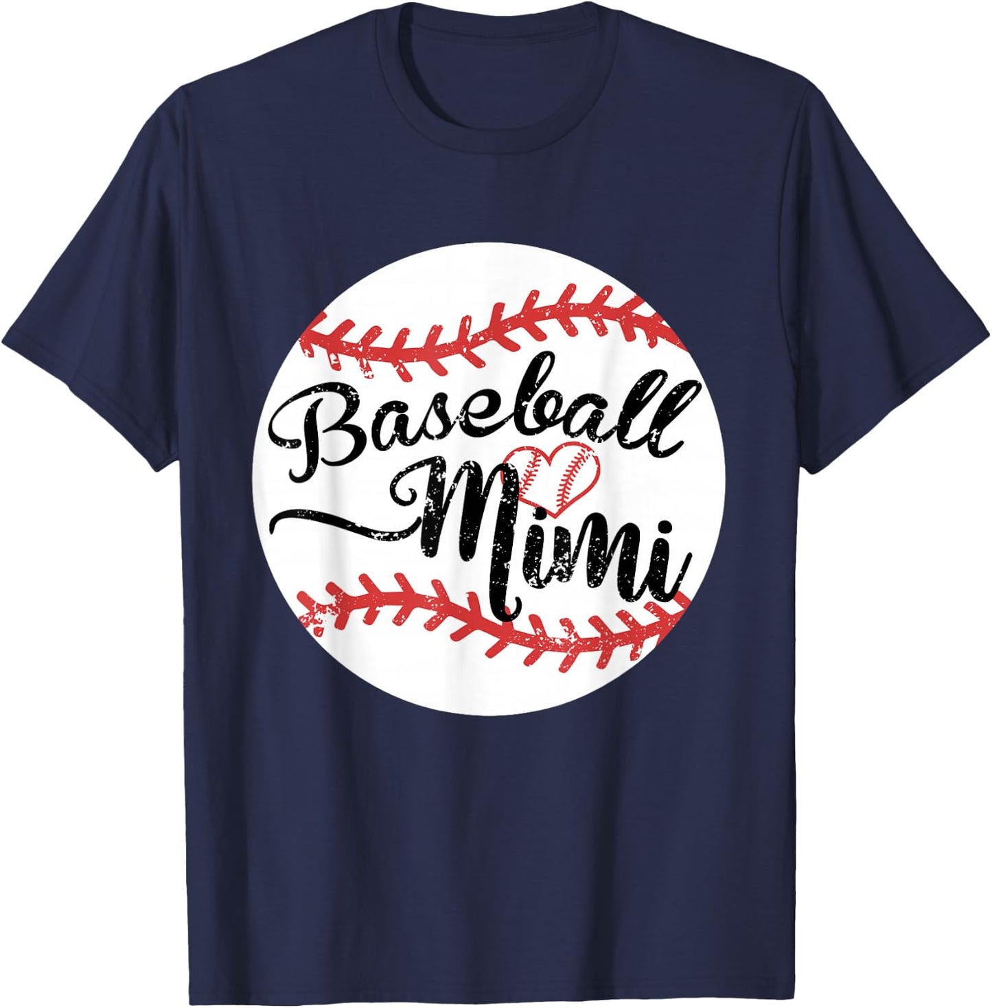 Proud Baseball Mimi Shirt T-Shirt - T-Shirt | Navy