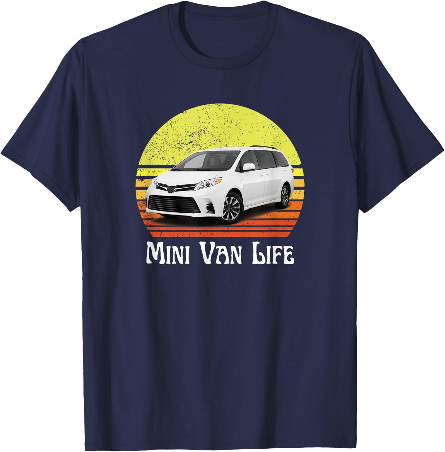 Mini Van Life Soccer Mom Dad Parent For Parents T-Shirt - T-Shirt | Navy