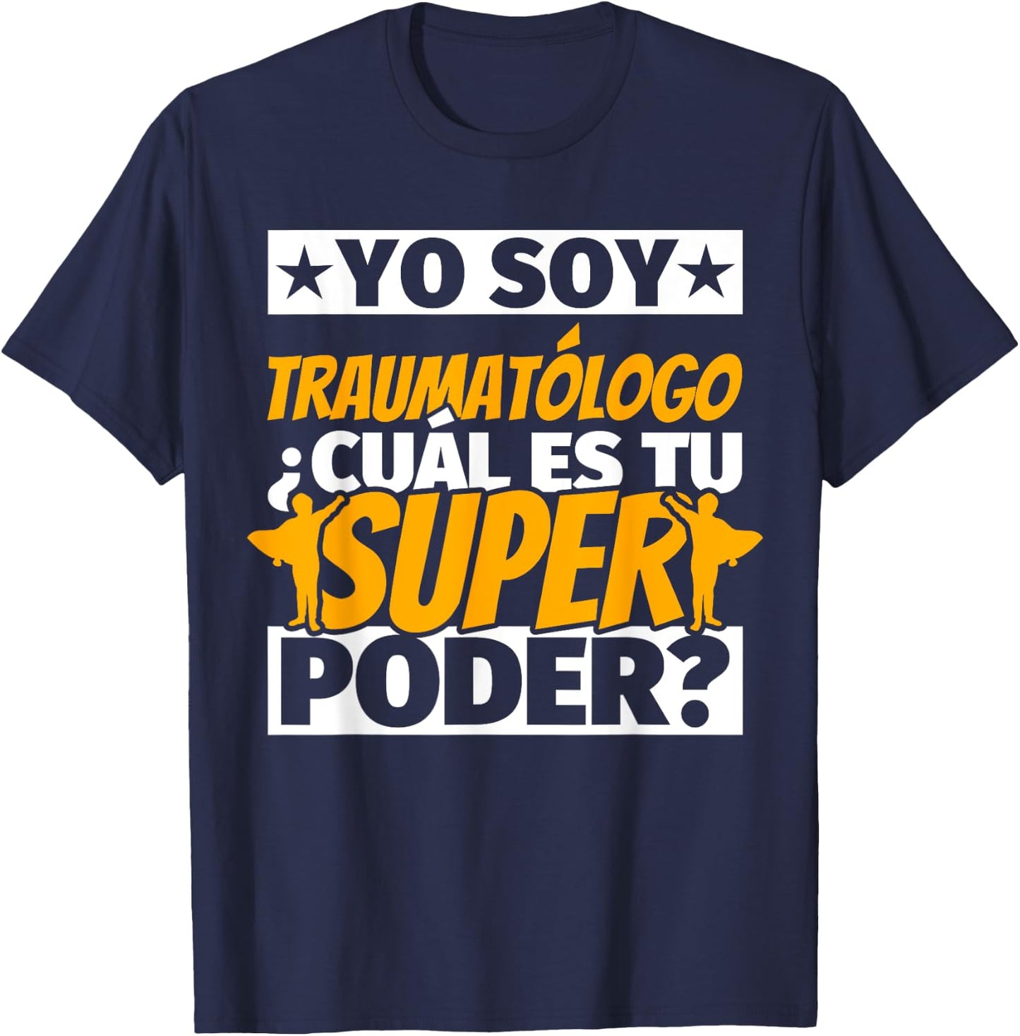 Trauma Doctor Funny Gift T-Shirt - T-Shirt | Navy