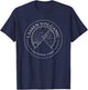 Lassen Volcanic California National Park Logo Travel T-Shirt - T-Shirt | Navy