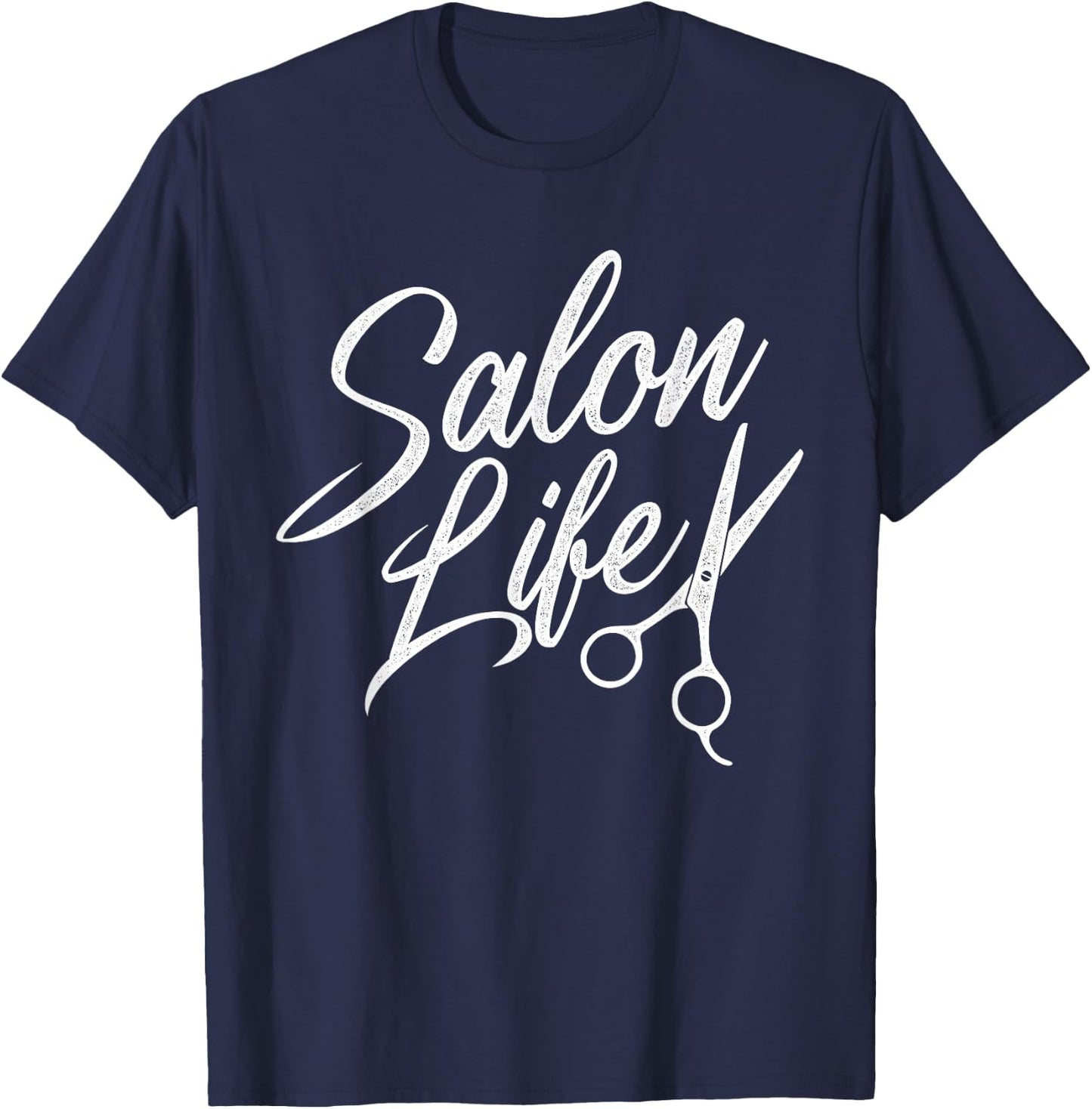 Salon Life - Hairdresser Hair Trimmer Hairdresser Beautician T-Shirt - T-Shirt | Navy
