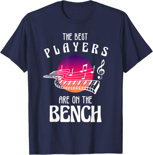 Funny Piano Art Women Kids Piano Player Pianists T-Shirt - T-Shirt | Navy