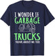 Recycling Garbage Truck Trash Collector Recycle Earth Day T-Shirt - T-Shirt | Navy