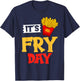 French Fries Fryer Cutter Recipe Oven T-Shirt - T-Shirt | Navy