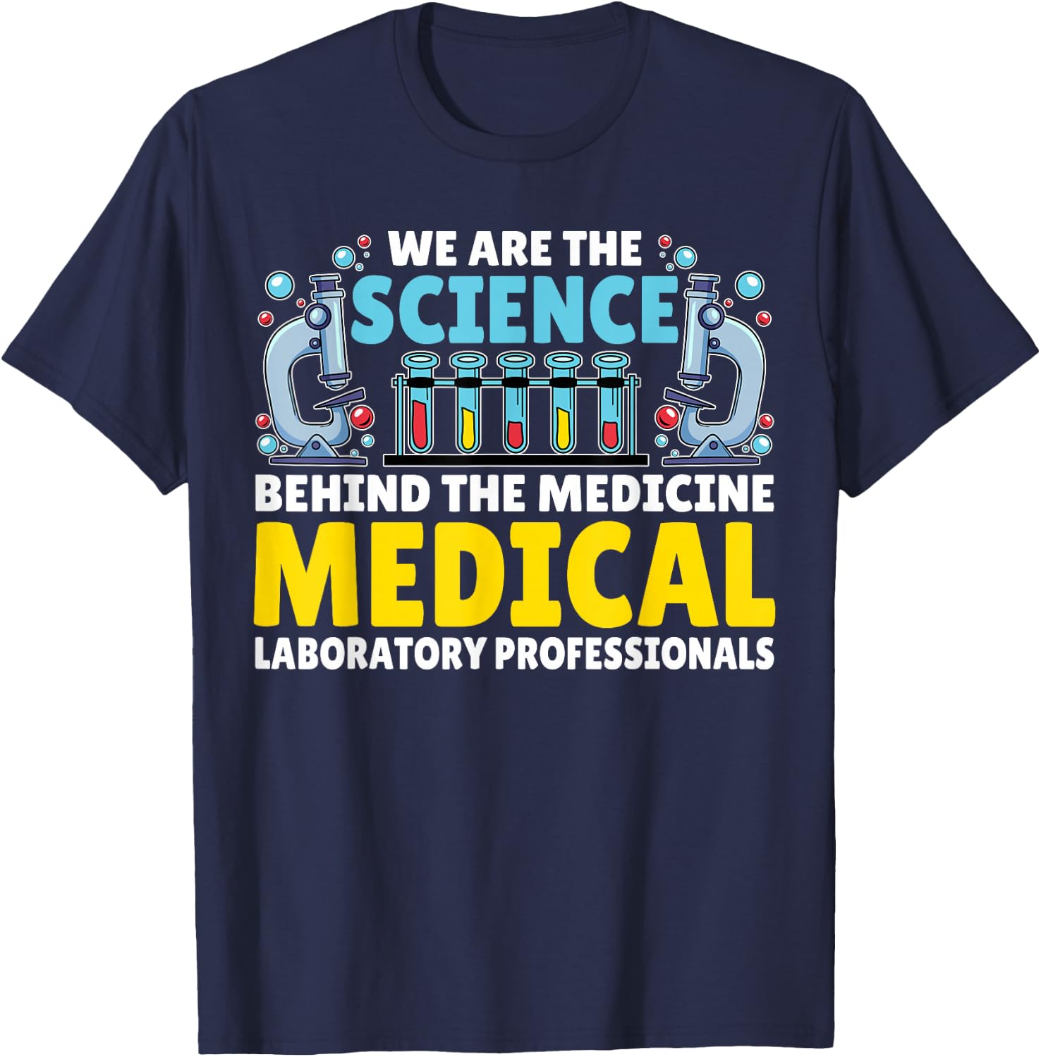 Happy lab week 2026 Phlebotomist Laboratory Week 2026 T-Shirt - T-Shirt | Navy