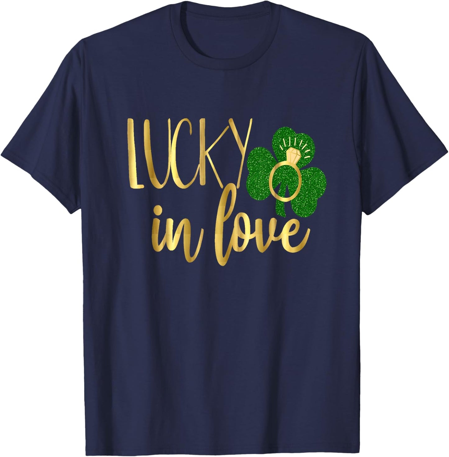 Irish Bride Shirt Matching Lucky Bachelorette Wedding Bridal T-Shirt - T-Shirt | Navy