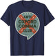 Anti Oxford Comma Club Vintage Anti Oxford Comma League T-Shirt - T-Shirt | Navy