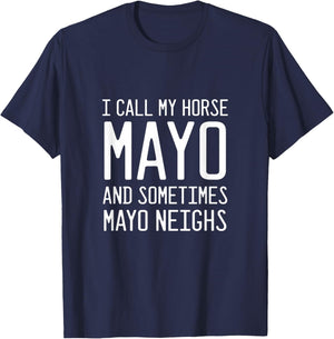 Mayo Neighs Joker and Comedian T-Shirt - T-Shirt | Navy