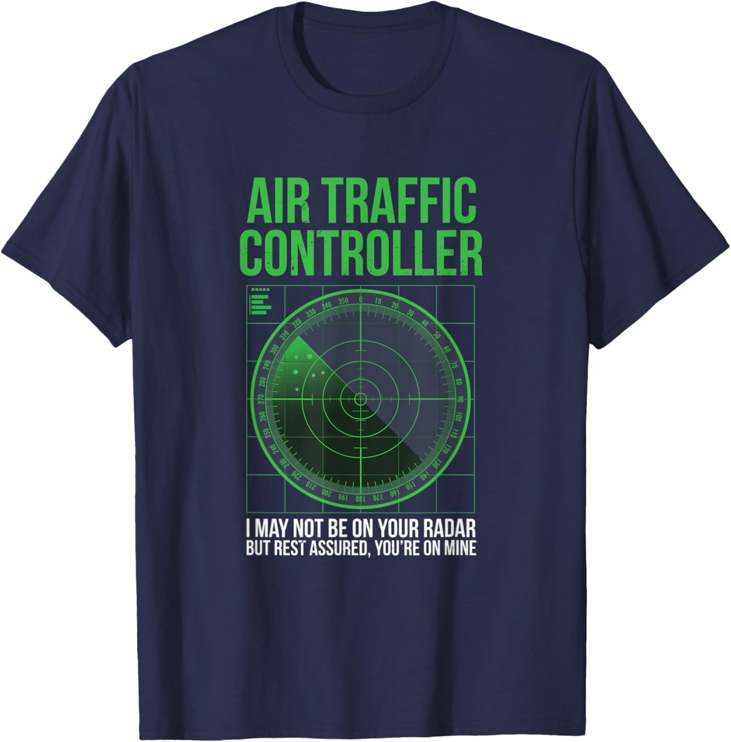 Air Traffic Controller Funny T-Shirt - T-Shirt | Navy