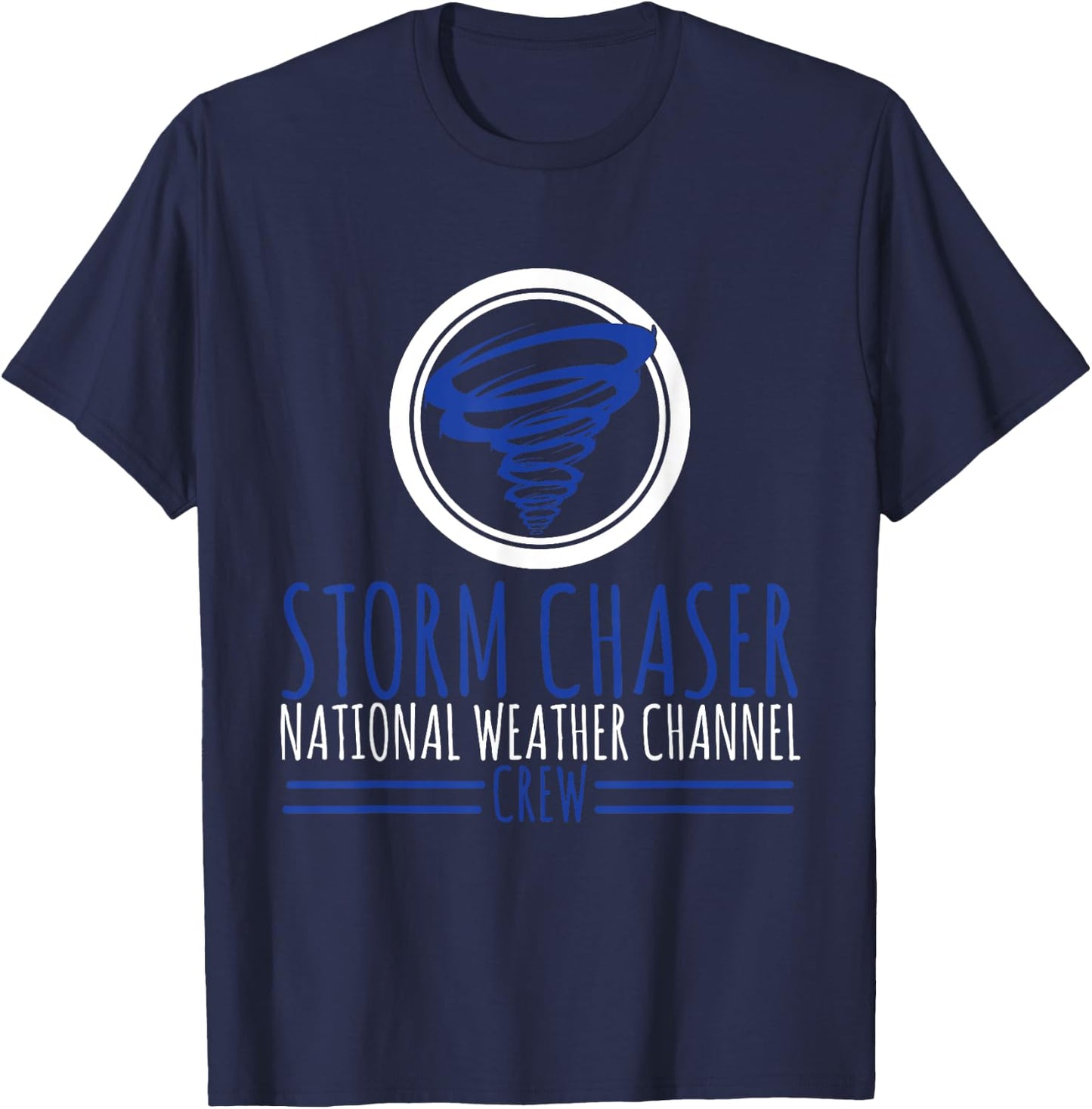 Storm Chasers National Weather Channel Crew T-Shirt - T-Shirt | Navy