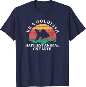 Be a goldfish Design for goldfish lover T-Shirt - T-Shirt | Navy