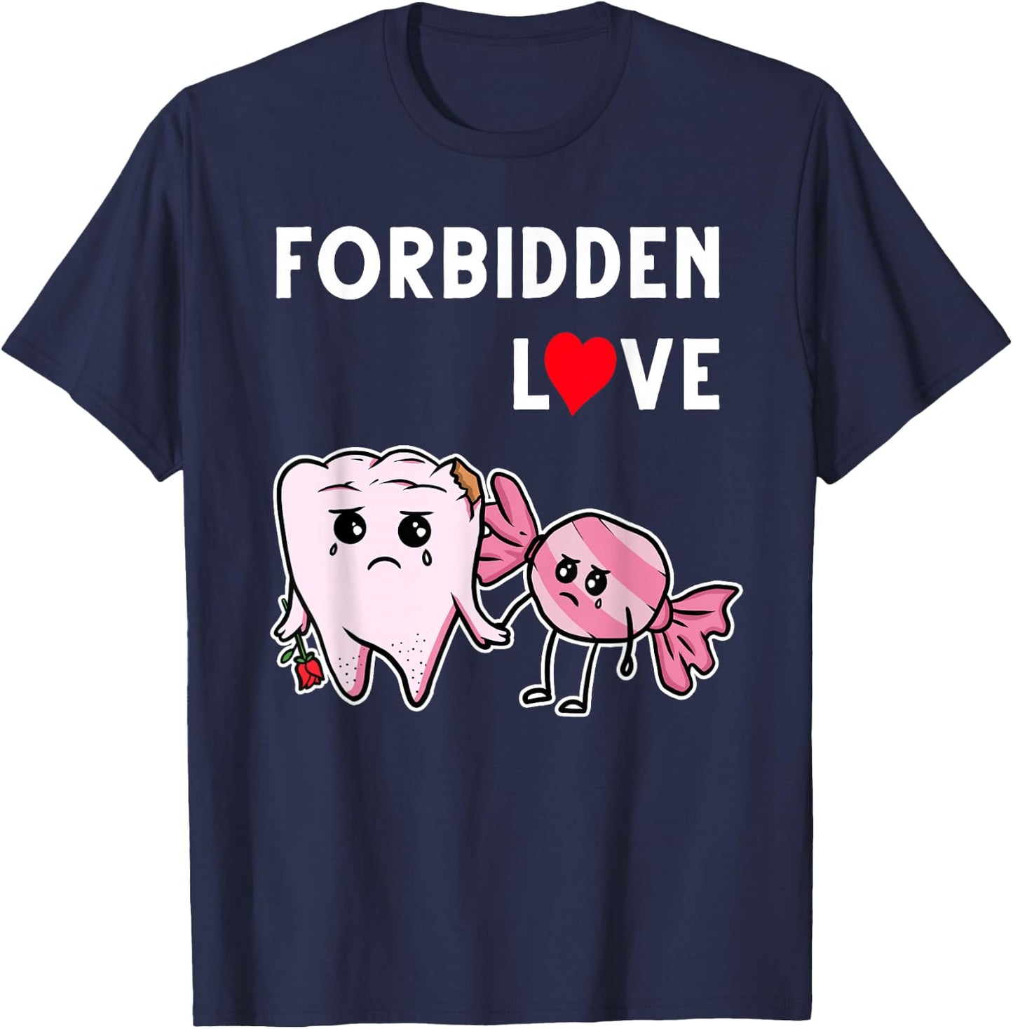 Funny Dentistry Art Men Women Dentist Dental Tooth Assistant T-Shirt - T-Shirt | Navy
