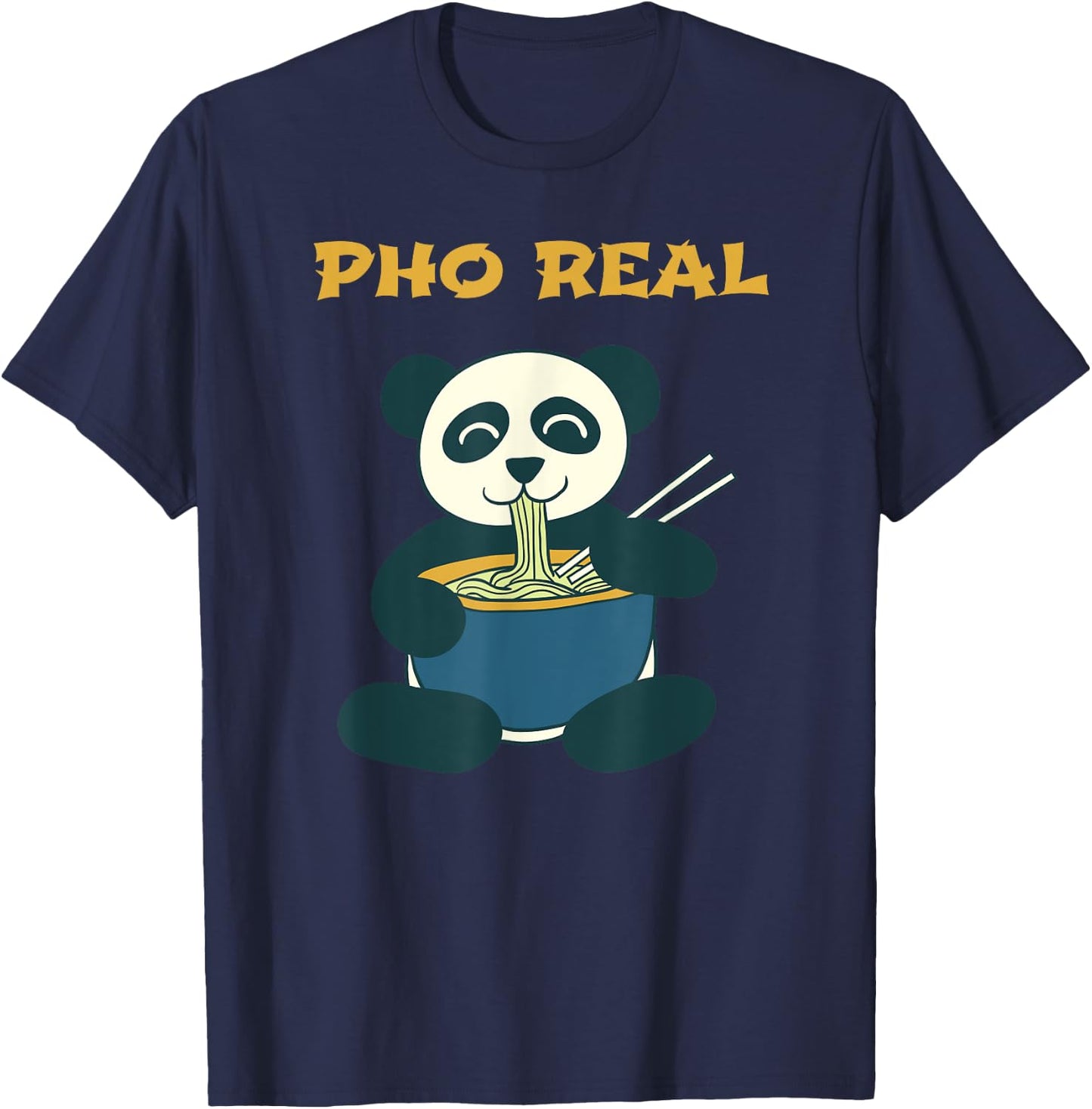 Pho Shirt Pho Sho Panda T-Shirt - T-Shirt | Navy