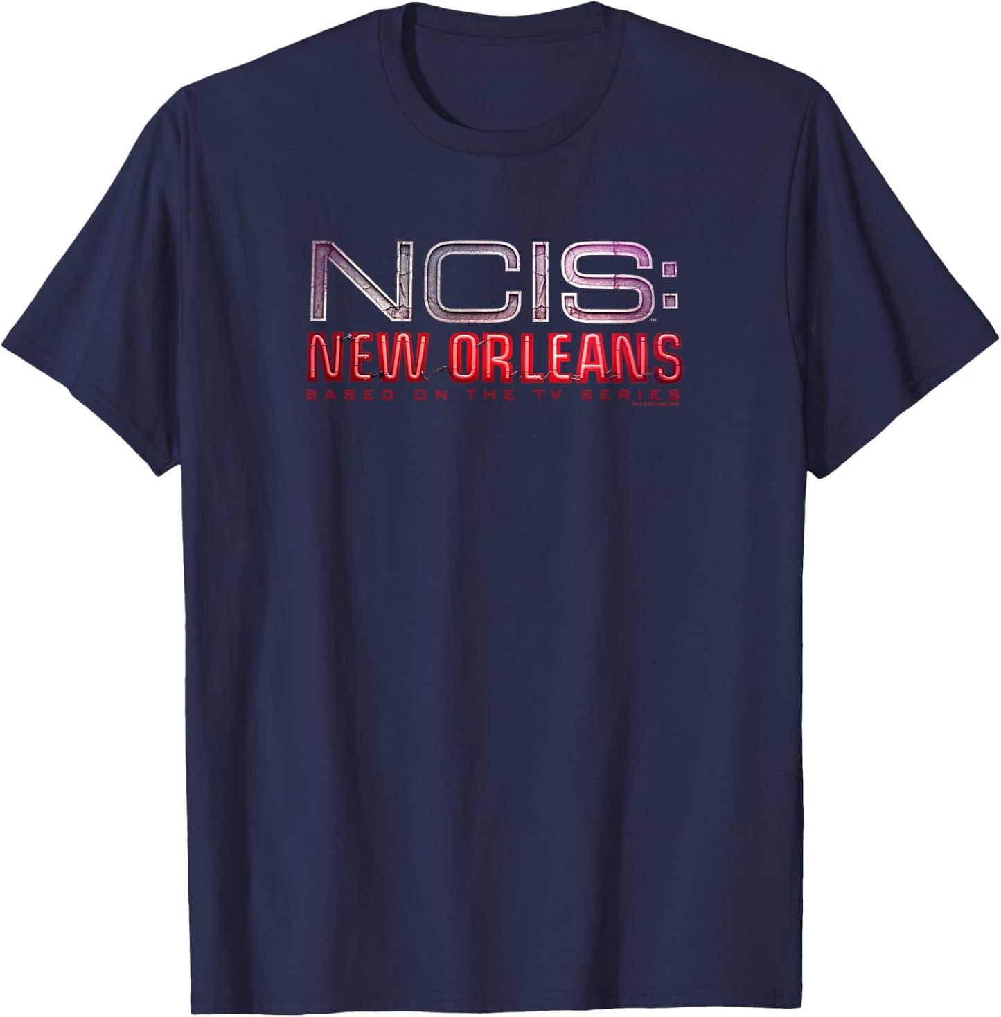 NCIS: New Orleans Neon Sign T-Shirt - T-Shirt | Navy