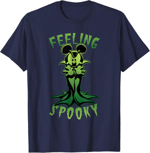 Disney Mickey Mouse Dracula Feeling Spooky T-Shirt - T-Shirt | Navy